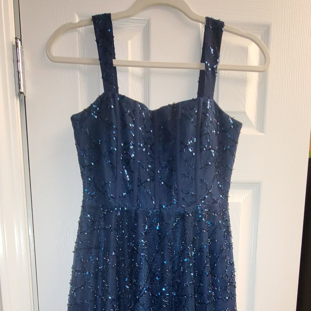 Jessakae navy sequin dress size small